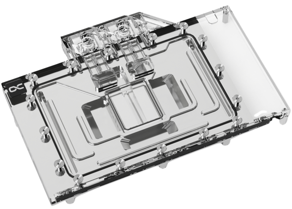 Водоблок для видеокарты Alphacool Eisblock Aurora Acryl GPX-N RTX 4090 GameRock + Phantom with Backplate