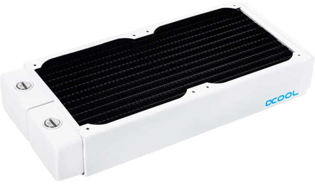 внутренний радиатор  Alphacool NexXxoS XT45 Full Copper 240mm V.2 White Special Edition