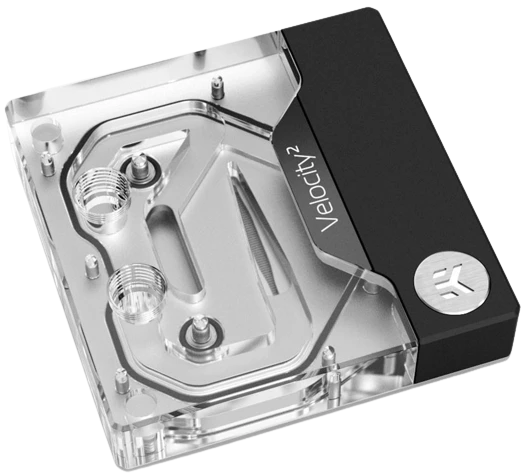 Водоблок для СЖО EKWB EK-Quantum Velocity D-RGB - 1700 Nickel + Plexi