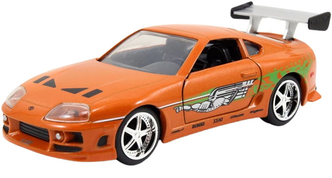 коллекционная модель  Jada Toys Jada Toys Fast & Furious 1995 Toyota Supra - Orange