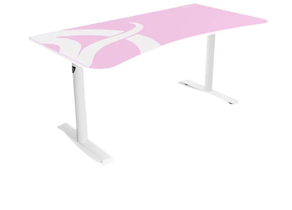 Компьютерный стол Arozzi Arena Gaming Desk White Pink