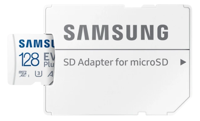 Карта памяти Samsung EVO Plus + SD адаптер