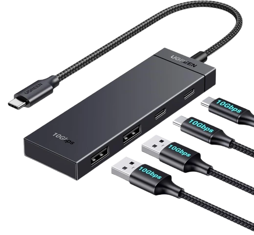 USB-концентратор UGREEN 4-in-1 USB-C Hub (CM806)