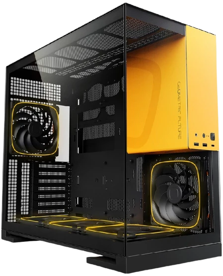 Корпус Geometric Future Model 5 ARGB Black/Yellow