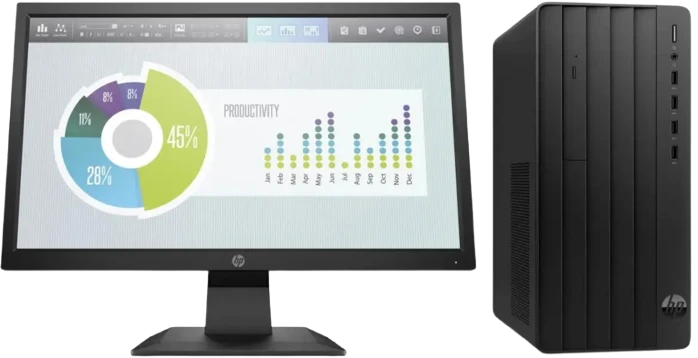 Настольный компьютер HP Pro Tower 290 G9 Bundle + 19.5" монитор P204