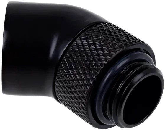 фитинг  Alphacool Eiszapfen 45° rotatable - Deep Black