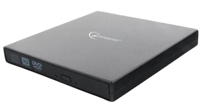 Внешний оптический привод Gembird DVD-USB-02R Black RTL