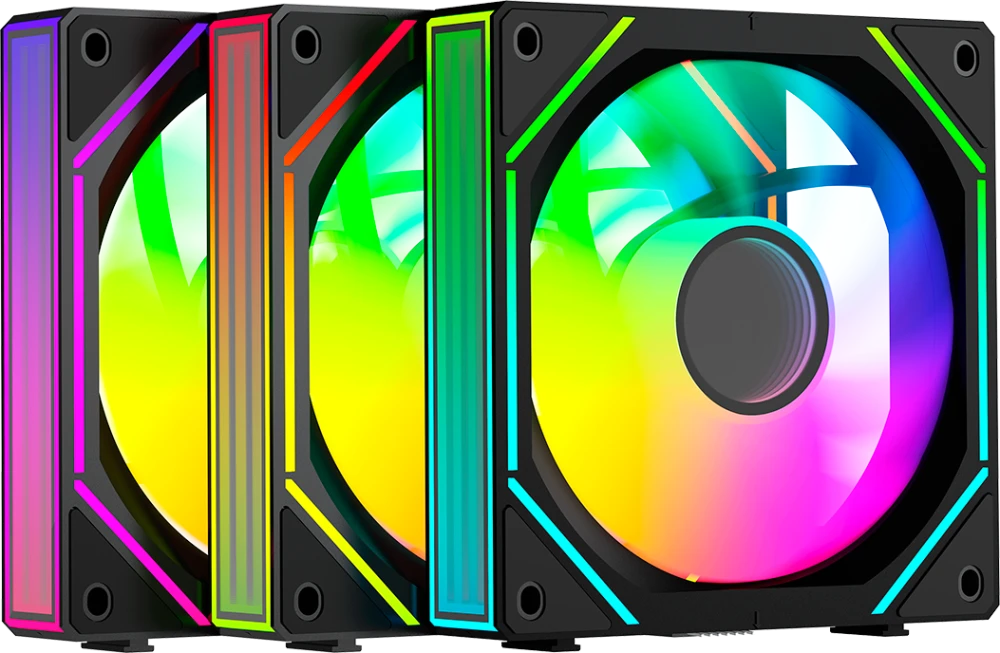 Ocypus Gamma F12 UNI BK ARGB REVERSE BLADE (3 шт.)