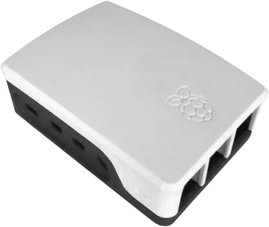 Корпус для одноплатного компьютера ACD White+Black ABS Case for Raspberry Pi 4B