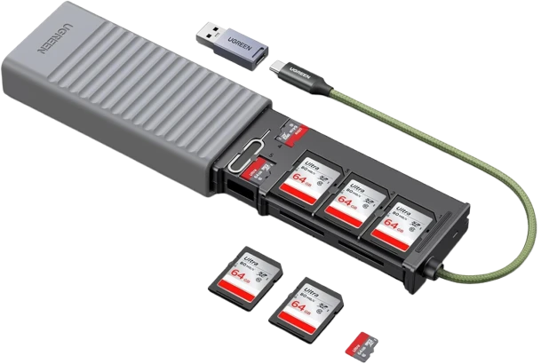 Кардридер UGREEN CM856 Grey