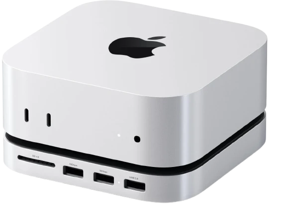 Док-станция Satechi Mac Mini M4 Stand & Hub with SSD Enclosure