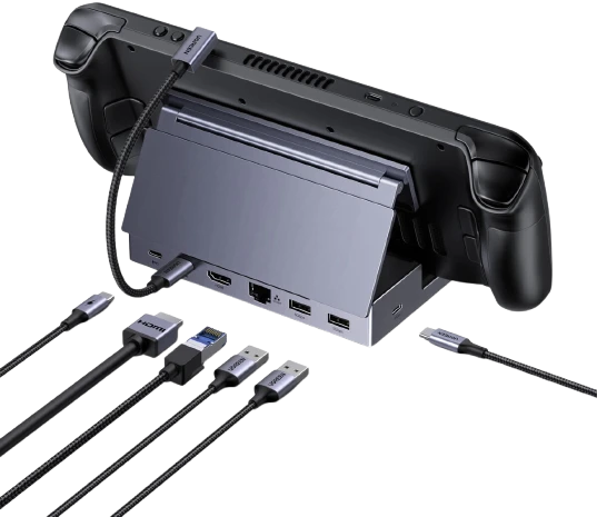 Док-станция UGREEN Steam Deck Dock 6-in-1 USB-C Hub (CM800)