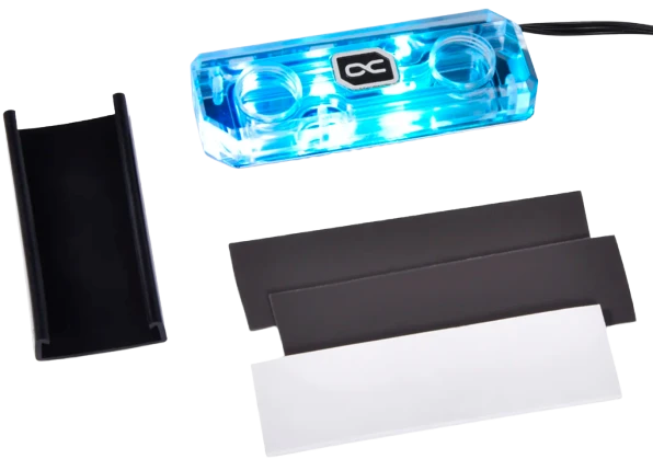 Водоблок для SSD Alphacool HDX Apex Acrylic aRGB M.2 2280 SSD Cooler