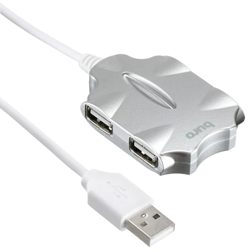 USB-концентратор Buro BU-HUB4-0.5-U2.0-CANDY
