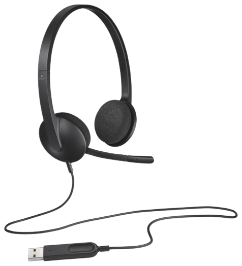 Гарнитура Logitech Stereo Headset H340 (981-000475)