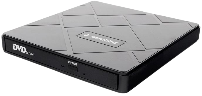 Внешний оптический привод Gembird DVD-USB-04 Black