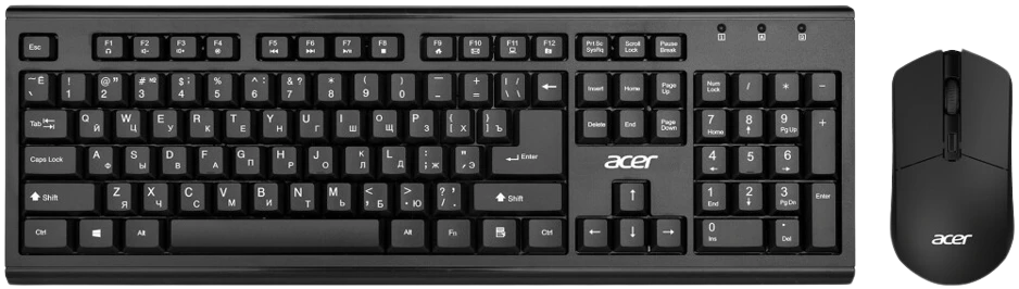 Клавиатура + мышь Acer OKR120 Black