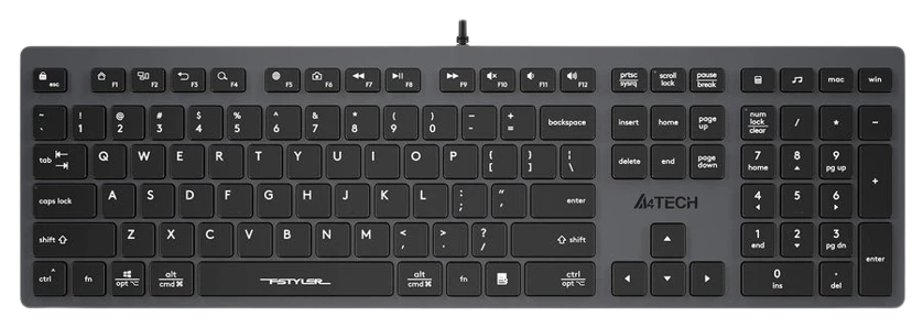 Клавиатура A4Tech Fstyler FX50 Grey