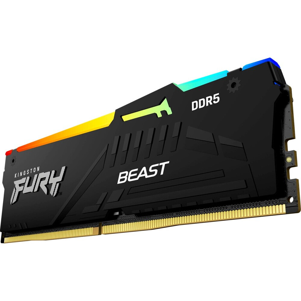 Оперативная память 32GB DDR5 5600MHz Kingston Fury Beast RGB