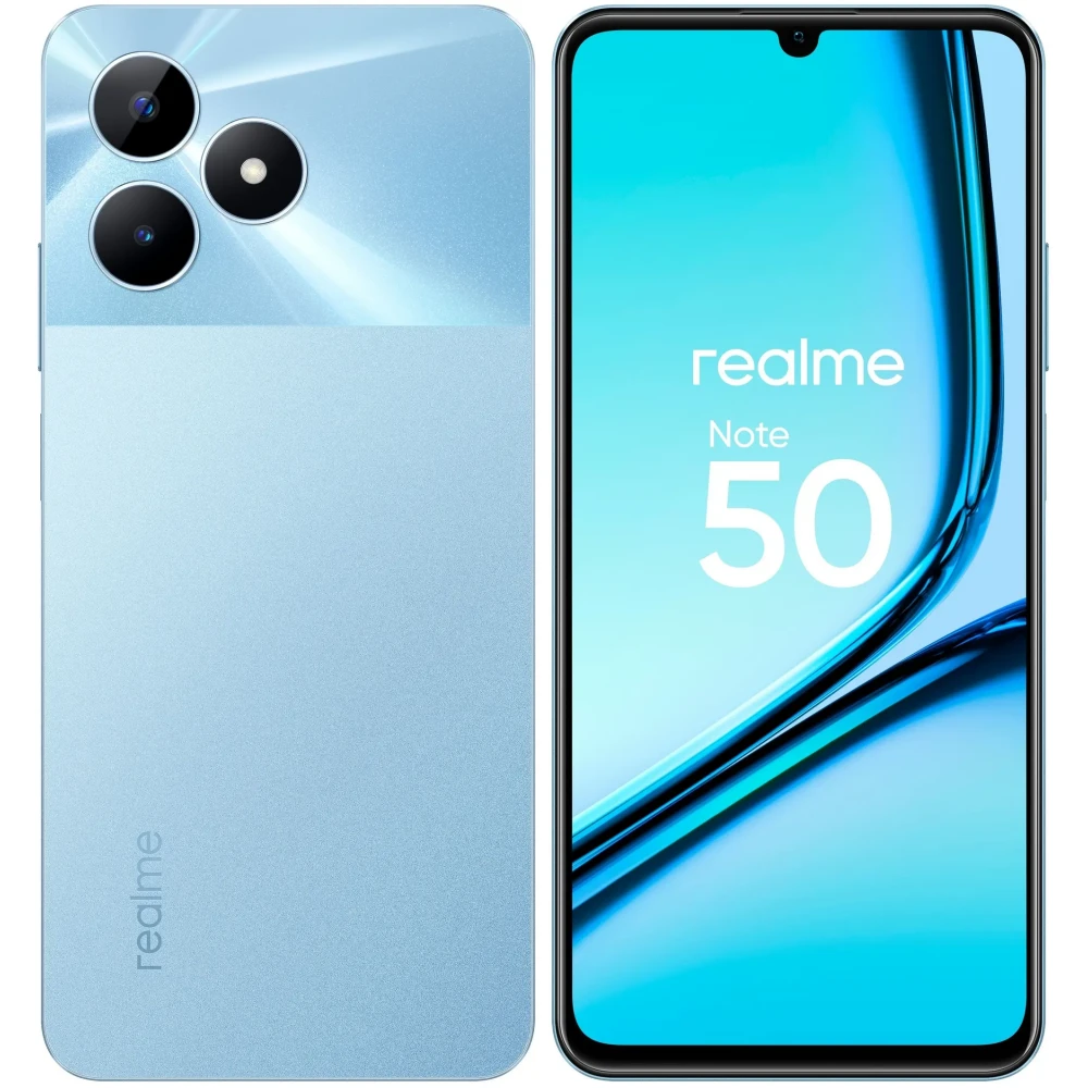 Смартфон Realme Note 50 3/64Gb Blue: купить в интернет магазине Регард  Москва: цена, характеристики, описание, отзывы